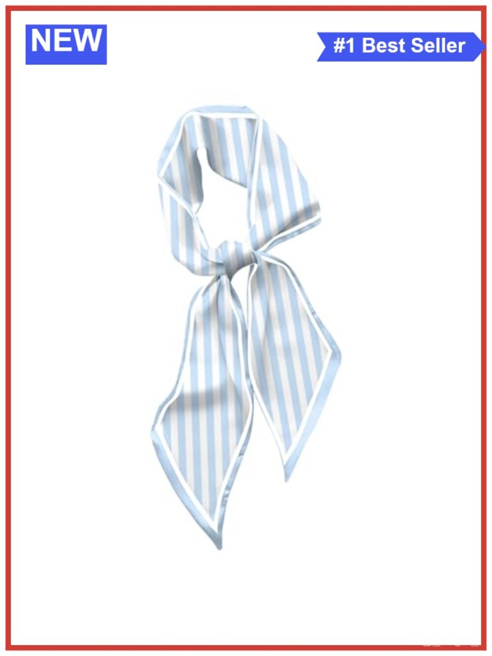 Satin Silk Feeling Scarf Long Neck Hair Head Wrap Handbag Decoration